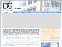 Tablet Screenshot of davidsongrouphr.com
